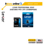 LEXAR PROFESSIONAL SDHC 32GB 800X PRO LXR-LSD0800P032G/ประกัน Limited Lifetime/BY ITSTORE-ONLINE