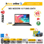 [ผ่อน 0% 10 ด.]MSI Modern 15 F13MG-234TH /i5-1335U/ประกัน 2 Years/BY ITSTORE-ONLINE