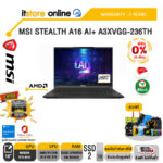 [ผ่อน 0% 10 ด.]MSI STEALTH A16 AI+ A3XVGG-236TH /Ryzen AI 9 HX 370/ประกัน 3 Years/BY ITSTORE-ONLINE