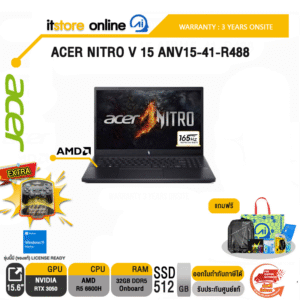 ACER NITRO V 15 ANV15-41-R488 /R5 6600H/ประกัน 3 Years onsite/BY ITSTORE-ONLINE