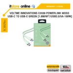 VOLTME INNOVATIONS C2039 POWERLINK MOSS USB-C TO USB-C GREEN [1.8M/6FT/USB2.0/5A-100W] /ประกัน 2 Years/BY ITSTORE-ONLINE