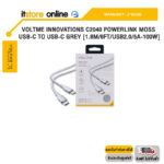 VOLTME INNOVATIONS C2040 POWERLINK MOSS USB-C TO USB-C GREY [1.8M/6FT/USB2.0/5A-100W] /ประกัน 2 Years/BY ITSTORE-ONLINE