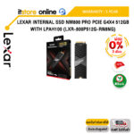 [ผ่อน 0% 3 ด.]Lexar Internal SSD NM800 Pro PCIe G4x4 512GB, with LPAH100 (LXR-800P512G-RN8NG)/ประกัน 5 YEARS/BY ITSTORE-ONLINE