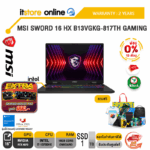 [ผ่อน 0% 10 ด.]MSI SWORD 16 HX B13VGKG-817TH GAMING /i7-13700HX/ประกัน 2 Years/BY ITSTORE-ONLINE