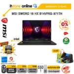 [ผ่อน 0% 10 ด.]MSI SWORD 16 HX B14VFKG-871TH /i7-14650HX/ประกัน 2 Years/BY ITSTORE-ONLINE