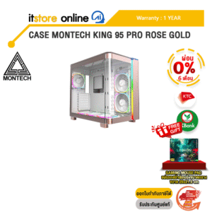 [ผ่อน 0% 6 ด.]CASE MONTECH KING 95 PRO ROSE GOLD /ประกัน 1 Year/BY ITSTORE-ONLINE