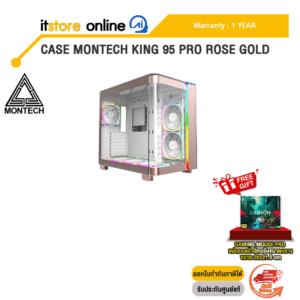 CASE MONTECH KING 95 PRO ROSE GOLD /ประกัน 1 Year/BY ITSTORE-ONLINE