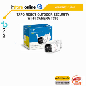 TAPO ROBOT OUTDOOR SECURITY WI-FI CAMERA TC65 /ประกัน 1 Year/BY ITSTORE-ONLINE