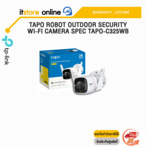 TAPO ROBOT OUTDOOR SECURITY WI-FI CAMERA SPEC TAPO-C325WB/ประกัน 2 Years/BY ITSTORE-ONLINE