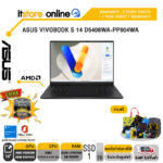 ASUS VIVOBOOK S 14 D5406WA-PP904WA /Ryzen AI 9 HX 370/ประกัน 2 Years Onsite + 1 Year Perfect Warranty/BY ITSTORE-ONLINE
