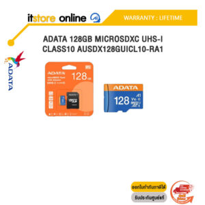 ADATA 128GB MicroSDXC UHS-I CLASS10 AUSDX128GUICL10-RA1 /ประกัน LIFETIME/BY ITSTORE-ONLINE