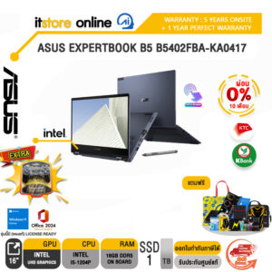 [ผ่อน 0% 10 ด.]ASUS EXPERTBOOK B5 B5402FBA-KA0417/ i5-1204P /ประกัน 5 Years/BY ITSTORE-ONLINE