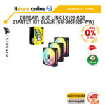 [ผ่อน 0% 3 ด.]CORSAIR iCUE LINK LX120 RGB STARTER KIT BLACK (CO-9051026-WW)/ประกัน 5 Years/BY ITSTORE-ONLINE