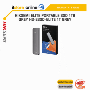 HIKSEMI ELITE PORTABLE SSD 1TB GREY HS-ESSD-ELITE 1T GREY/ประกัน 3 Years/BY ITSTORE ONLINE