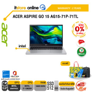 [ผ่อน 0% 10 ด.]ACER ASPIRE GO 15 AG15-71P-71TL /i7-13620H/ประกัน 2 Years/BY ITSTORE-ONLINE