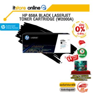[ผ่อน 0% 6 ด.]HP 658A Black LaserJet Toner Cartridge (W2000A)/BY ITSTORE-ONLINE