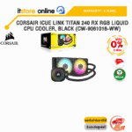 [ผ่อน 0% 6 ด.]CORSAIR iCUE LINK TITAN 240 RX RGB LIQUID CPU COOLER, BLACK (CW-9061016-WW)/ประกัน 6 Years/BY ITSTORE-ONLINE