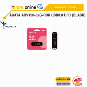 ADATA AUV150-32G-RBK USB3.0 UFD (BLACK)/ประกัน 5 Years/BY ITSTORE-ONLINE