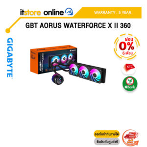 [ผ่อน 0% 6 ด.]GBT AORUS WATERFORCE X II 360/ประกัน 5 Years/BY ITSTORE-ONLINE