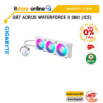 [ผ่อน 0% 3 ด.]GBT AORUS WATERFORCE II 360I (ICE)/ประกัน 5 Years/BY ITSTORE-ONLINE