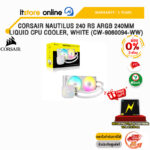 [ผ่อน 0% 3 ด.]CORSAIR NAUTILUS 240 RS ARGB 240MM LIQUID CPU COOLER, WHITE (CW-9060094-WW)/ประกัน 5 Years/BY ITSTORE-ONLINE