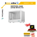 DEEPCOOL CASE CH160 WHITE ITX/ประกัน 1 Year/BY ITSTORE-ONLINE