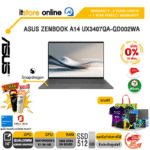 [ผ่อน0%10ด.]ASUS ZENBOOK A14 UX3407QA-QD002WA /Snapdragon X X1-26-100/ประกัน 3 Years Onsite + 1 Year Perfect warranty/BY ITSTORE-ONLINE