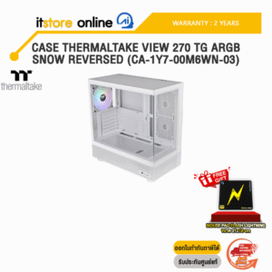 CASE THERMALTAKE VIEW 270 TG ARGB SNOW REVERSED (CA-1Y7-00M6WN-03) /ประกัน 2 Years/BY ITSTORE-ONLINE