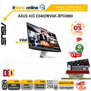 [ผ่อน 0% 10 ด.]ASUS AIO E3402WVAK-BPC0860 /i3-1315U/ประกัน 3 Years Onsite+1 Year Perfect Warranty/BY ITSTORE-ONLINE