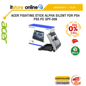 [ผ่อน 0% 6 ด.]ACER FIGHTING STICK ALPHA SILENT FOR PS4 PS5 PC SPF-039 /ประกัน 1 Year/BY ITSTORE-ONLINE