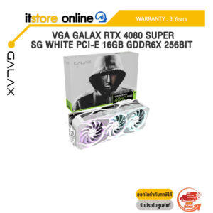 VGA GALAX RTX 4080 SUPER SG WHITE PCI-E 16GB GDDR6X 256BIT /ประกัน 3 Years/BY ITSTORE ONLINE