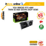 [ผ่อน 0% 10 ด.]VGA INNO3D RTX 4060 TWIN X2 8GB GDDR6 3XDP-HDMI /ประกัน 3 Years/BY ITSTORE-ONLINE