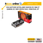 VGA SAPPHIRE NITRO+AMD RADEON RX 7800 XT GAMING OC 16GB GDDR6 DUAL HDMI/DUAL DP /ประกัน 3 Years/BY ITSTORE-ONLINE