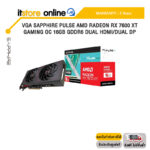 VGA SAPPHIRE PULSE AMD RADEON RX 7600 XT GAMING OC 16GB GDDR6 DUAL/BY ITSTORE-ONLINE