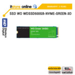 SSD WD WDSSD500GB-NVME-GREEN-3D /ประกัน 3 Years/BY ITSTORE-ONLINE