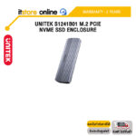 UNITEK S1241B01 M.2 PCIE NVME SSD ENCLOSURE /ประกัน 2 Years/BY ITSTORE-ONLINE