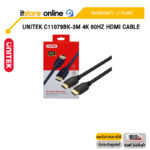 UNITEK C11079BK-3M 4K 60HZ HDMI CABLE /ประกัน 2 Years/BY ITSTORE-ONLINE