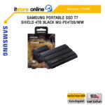 SAMSUNG PORTABLE SSD T7 SHIELD 4TB BLACK MU-PE4T0S/WW /ประกัน 3 Years/BY ITSTORE-ONLINE