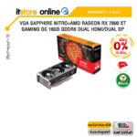 [ผ่อน 0% 10 ด.]VGA SAPPHIRE NITRO+AMD RADEON RX 7800 XT GAMING OC 16GB GDDR6 DUAL HDMI/DUAL DP /ประกัน 3 Years/BY ITSTORE-ONLINE