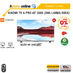 [ผ่อน 0% 10 ด.]Xiaomi TV A Pro 43" 2025 (XMI-L43MA-SSEA)/QLED 4K UHD 60Hz/ประกัน 3 Years/BY ITSTORE ONLINE