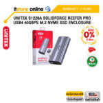 [ผ่อน 0% 3 ด.]UNITEK S1226A SOLIDFORCE REEFER PRO USB4 40GBPS M.2 NVME SSD ENCLOSURE /ประกัน 2 Years/BY ITSTORE-ONLINE