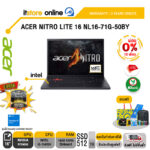 [ผ่อน 0% 10 ด.]ACER NITRO LITE 16 NL16-71G-50BY /i5-13420H /ประกัน 3 Years Onsite/BY ITSTORE ONLINE