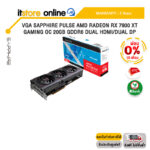[ผ่อน 0% 10 ด.]VGA SAPPHIRE PULSE AMD RADEON RX 7900 XT GAMING OC 20GB GDDR6 DUAL HDMI/DUAL DP/ประกัน 3 Years/BY ITSTORE ONLINE