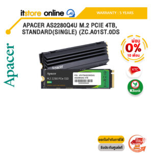 [ผ่อน 0% 10 ด.]APACER AS2280Q4U M.2 PCIE 4TB, STANDARD(SINGLE) (ZC.A01ST.0DS) /ประกัน 5 Years/BY ITSTORE-ONLINE