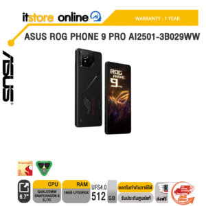 ASUS ROG PHONE 9 PRO AI2501-3B029WW /ประกัน 1 YEAR/BY ITSTORE ONLINE