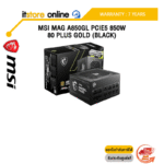 MSI MAG A850GL PCIE5 850W 80 PLUS GOLD (BLACK) /ประกัน 7 Years/BY ITSTORE-ONLINE