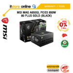 [ผ่อน 0% 3 ด.]MSI MAG A850GL PCIE5 850W 80 PLUS GOLD (BLACK) /ประกัน 7 Years/BY ITSTORE-ONLINE