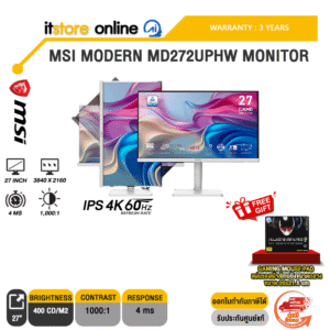 MSI MODERN MD272UPHW MONITOR (IPS 4K 60Hz)/ประกัน 3 Years/BY ITSTORE-ONLINE