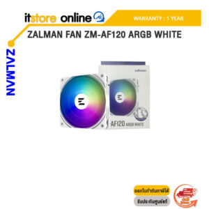 ZALMAN FAN ZM-AF120 ARGB WHITE/ประกัน 1 Year/BY ITSTORE ONLINE