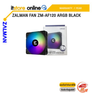 ZALMAN FAN ZM-AF120 ARGB BLACK/ประกัน 1 Year/BY ITSTORE ONLINE